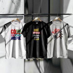 Unique Design Cotton T-Shirt 3-Piece Combo Pack