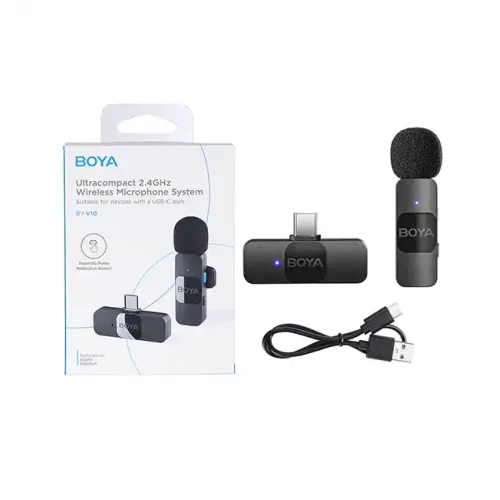BOYA BY-V20 2.0 2.4GHz Wireless Microphone(1+2 for Type-C) for Type C Device's - Image 7