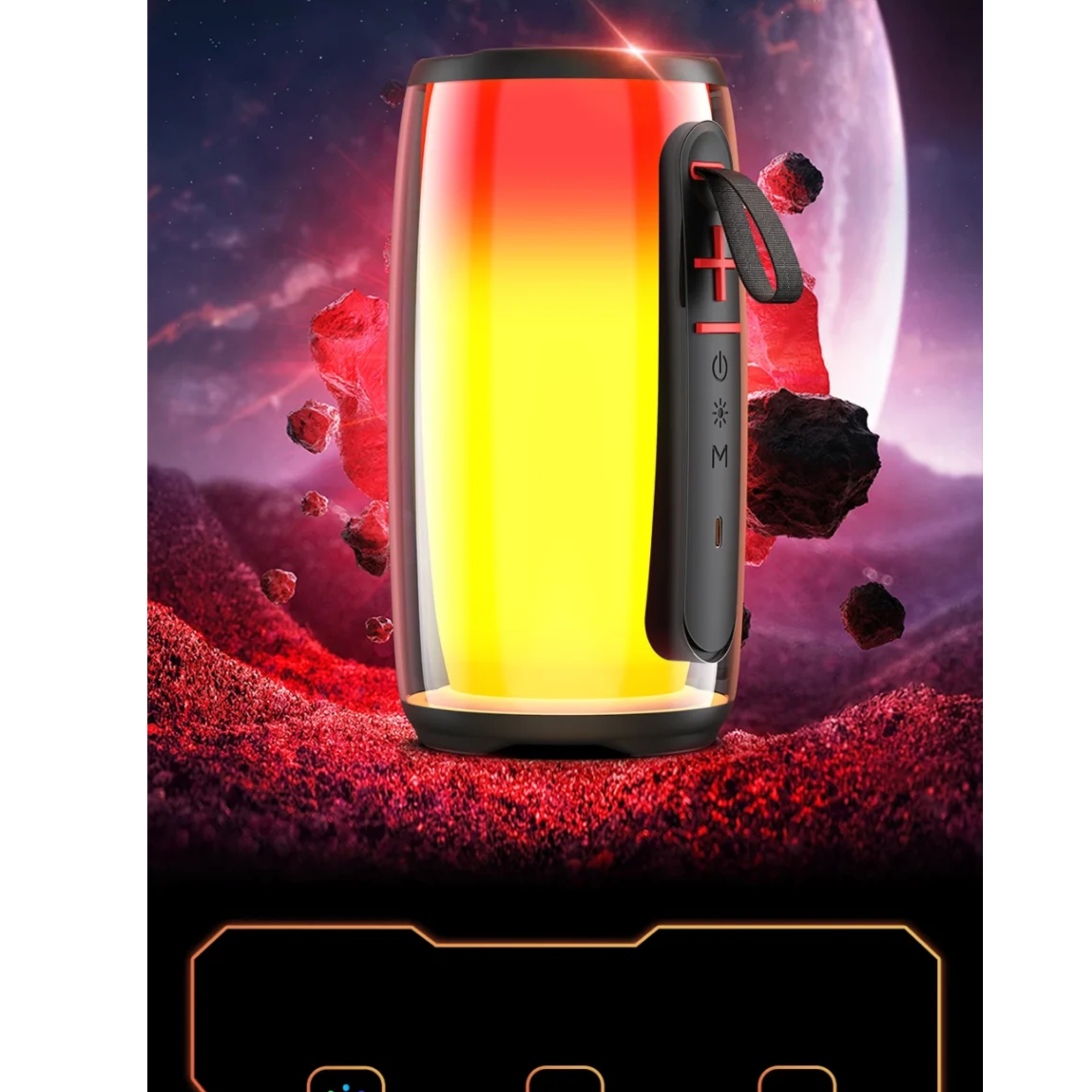 Awei Y528 RGB Light Playback5.3 Bluetooth Speaker ( Six Month Warrenty ) - Image 3