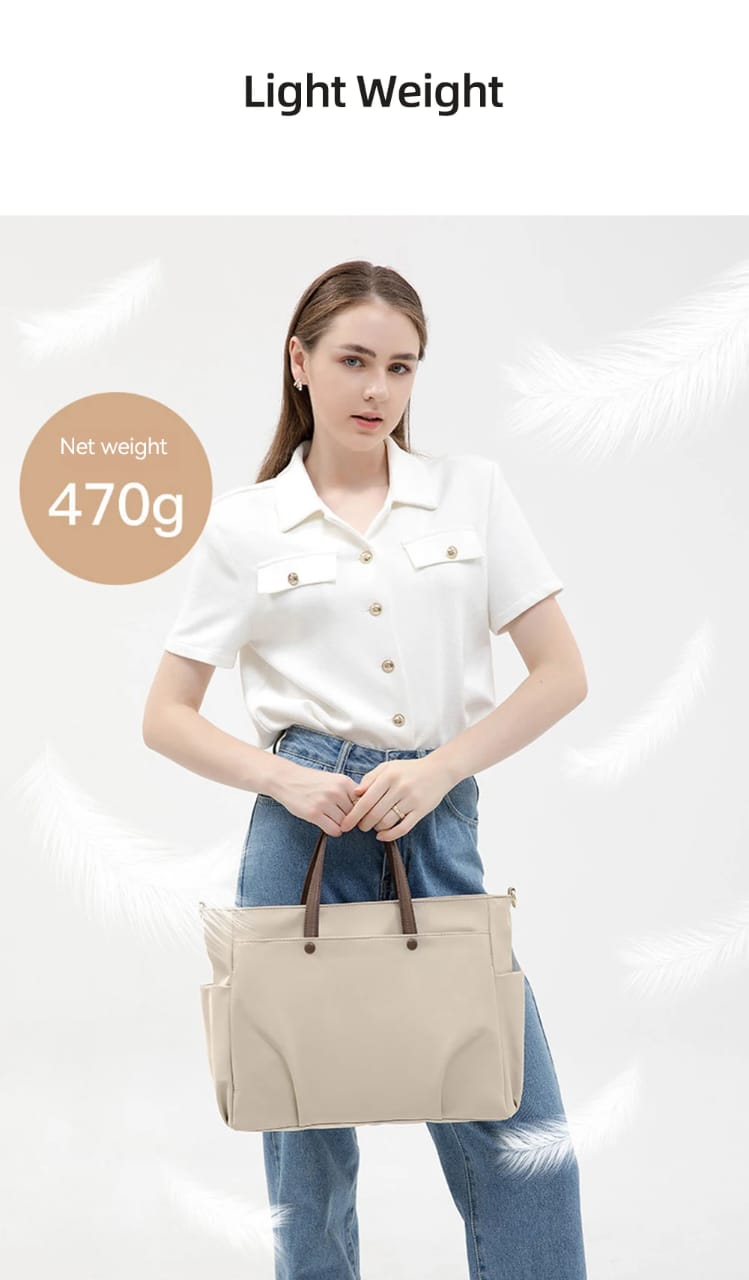 Women's Tote Bag Large Capacity 14 Inch & 15.6 Inch Laptop Shoulder Bag, Single Shoulder Handbag Crossbody Work Tote Bag - Image 5