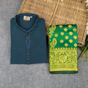 Premium Couple Set (Panjabi, Katan Saree)