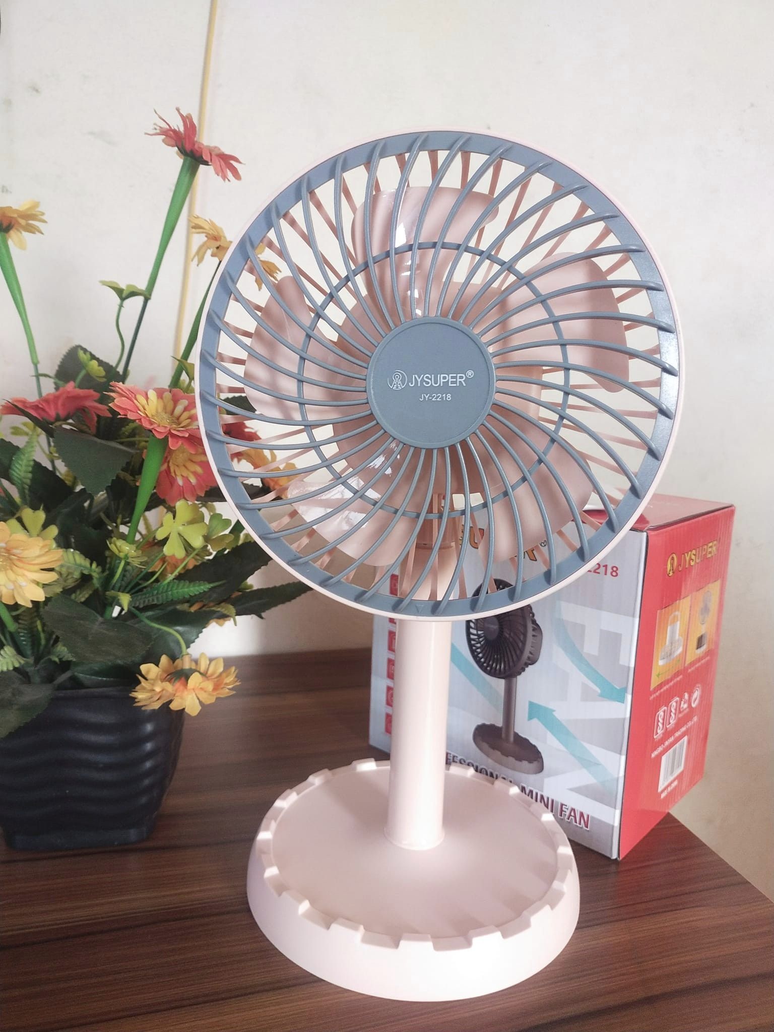 JY Super JY-2218 Rechargeable Fan - Image 7