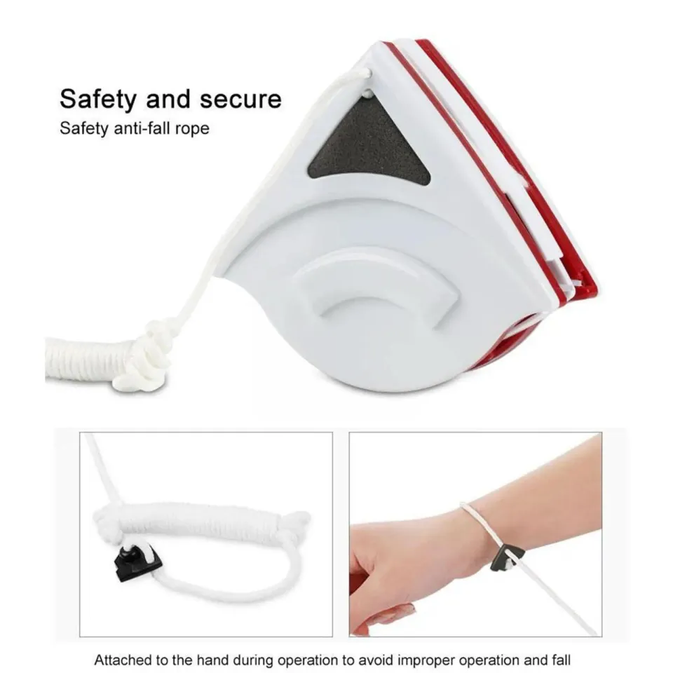 Double Sided Magnetic Window Cleaner Best for High-Rise Home Glass Windows Brush Wiper Cleaning Tools - Image 7