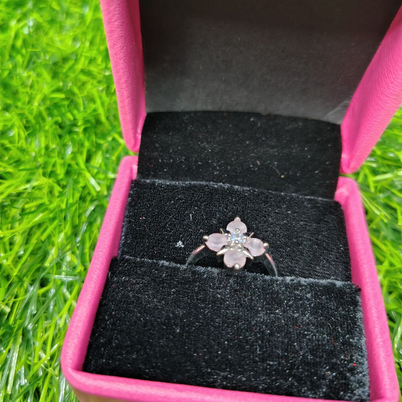 Imperial Violet Crystal Statement Ring