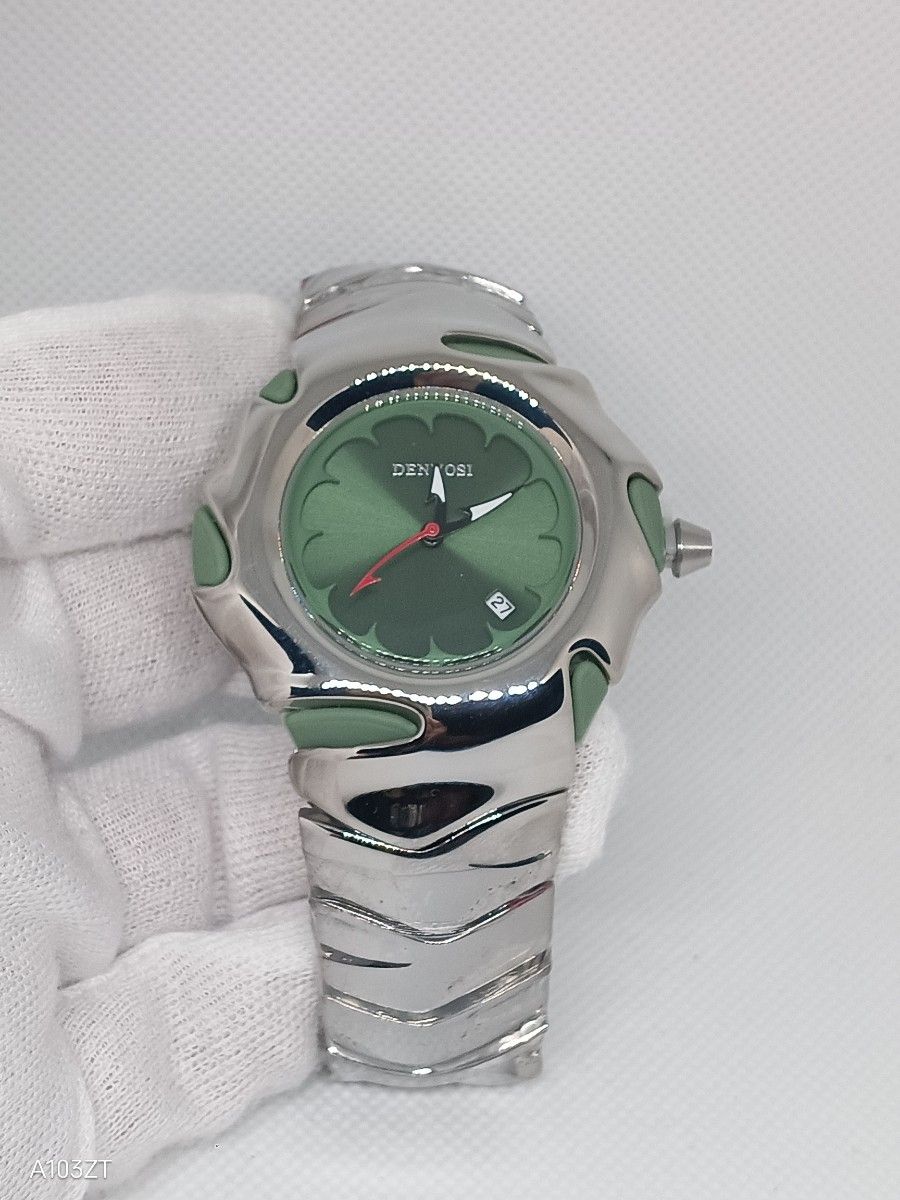DENVOSI Premium Metal Watch – Bold Design (Green Dial) - Image 4