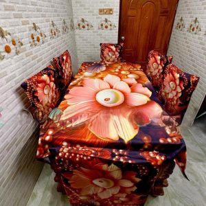 China Premium 3D Print Table Cloth Set