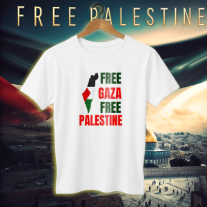 Jersey Fabrics Free Gaza Free Palestine T-shirt