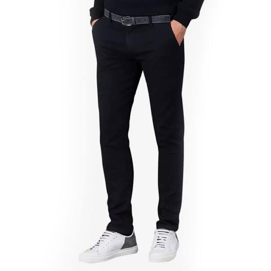 Men's Gabardine Pant (Black Color) - Image 4