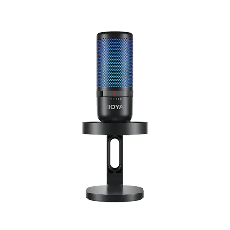BOYA K3 Vibrant Lighting Condenser USB Microphone with RGB & Noise Cancellation