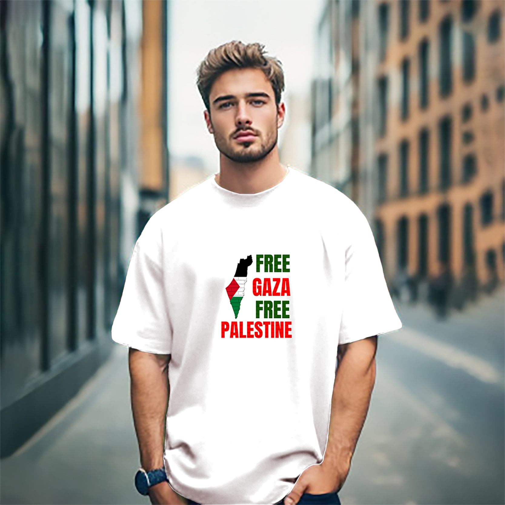 Save GAZA Cotton T-shirt
