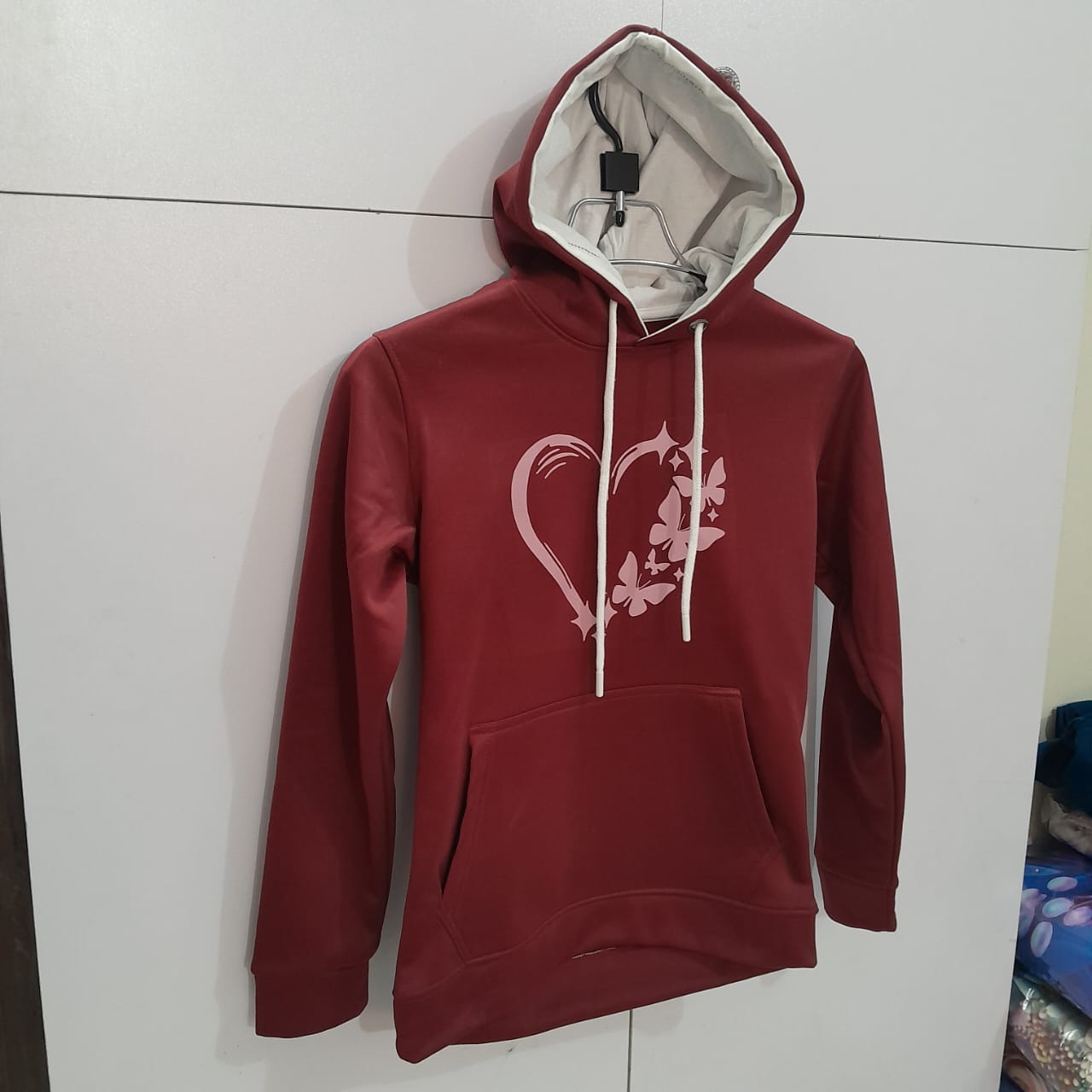 Premium Comfortable (Love Butterflies) Ladies winter hoodie - Image 3