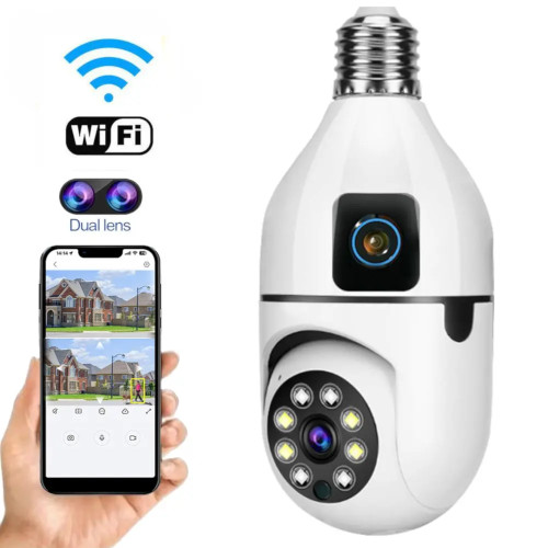 V380 SQ002 3MP Bulb Camera Wi-Fi IP Camera - Image 3