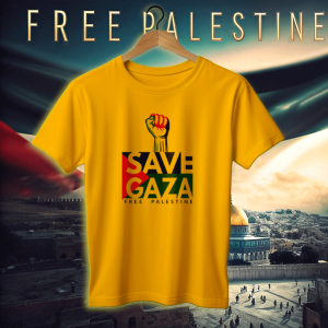 Jersey Fabrics Save Gaza T-shirt