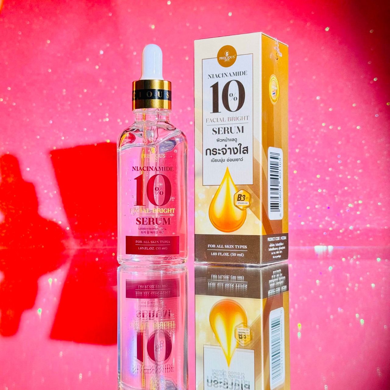 Precious Skin Niacinamide Facial Bright Serum - Image 5