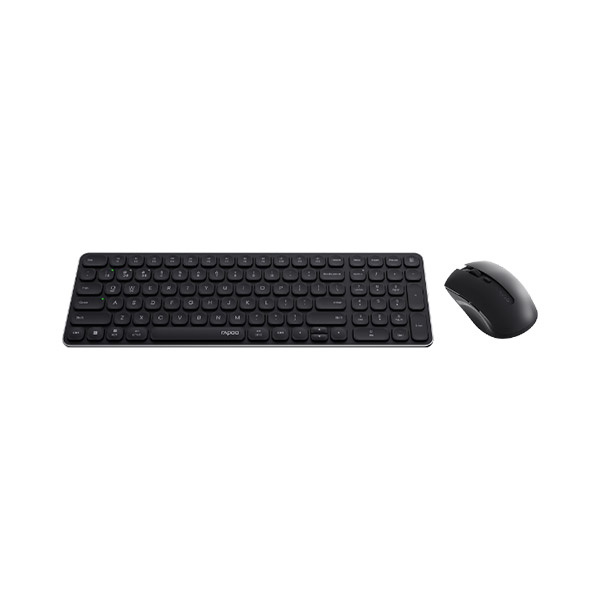 Rapoo 9350S Multi-Mode Wireless Ultra-Slim Keyboard & Mouse Combo – Black - Image 3