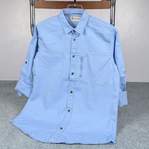 Kaiser Cotton Stylish Full Sleeve Shirt (Sky)