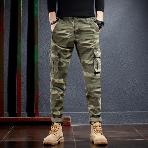 Designer Camo Cargo Pants