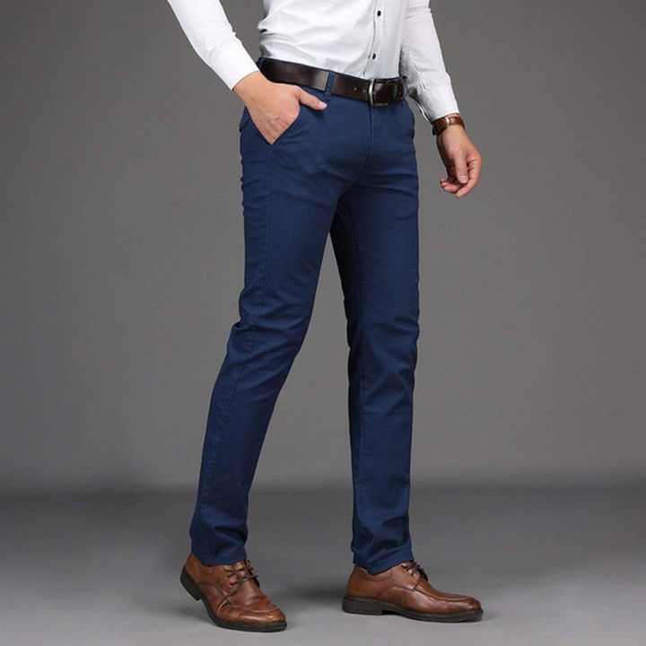 Men's Gabardine Pant (Navy Color) - Image 3