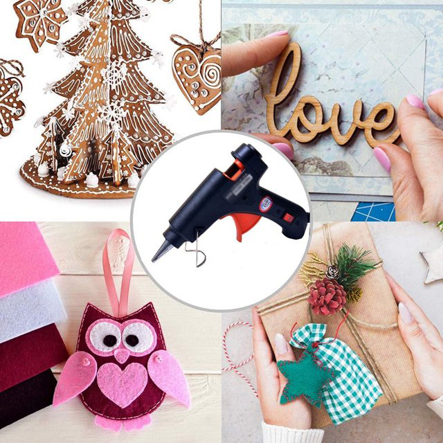 Hot Melt Glue Gun Kit for Quick Repairs with Free 02 Glue Sticks - Image 3