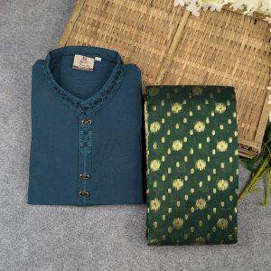 Premium Couple Set (Panjabi, Jamdani Saree)