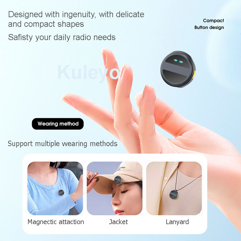 SX21-New 2-in-1 Wireless Lavalier Microphone – Dual Mic Setup for Crystal Clear Mobile Recording - Image 4