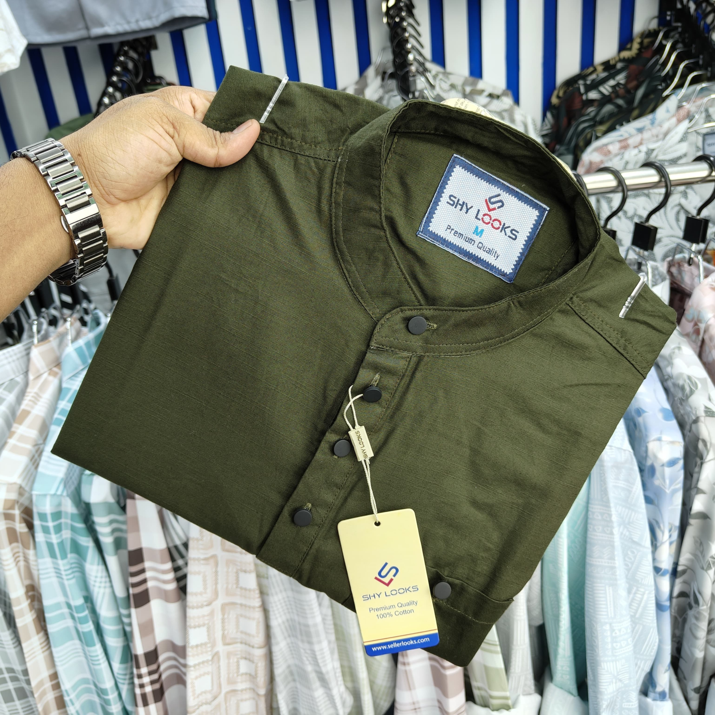 Shy Looks Pure Cotton Katuya for Men's - Image 4