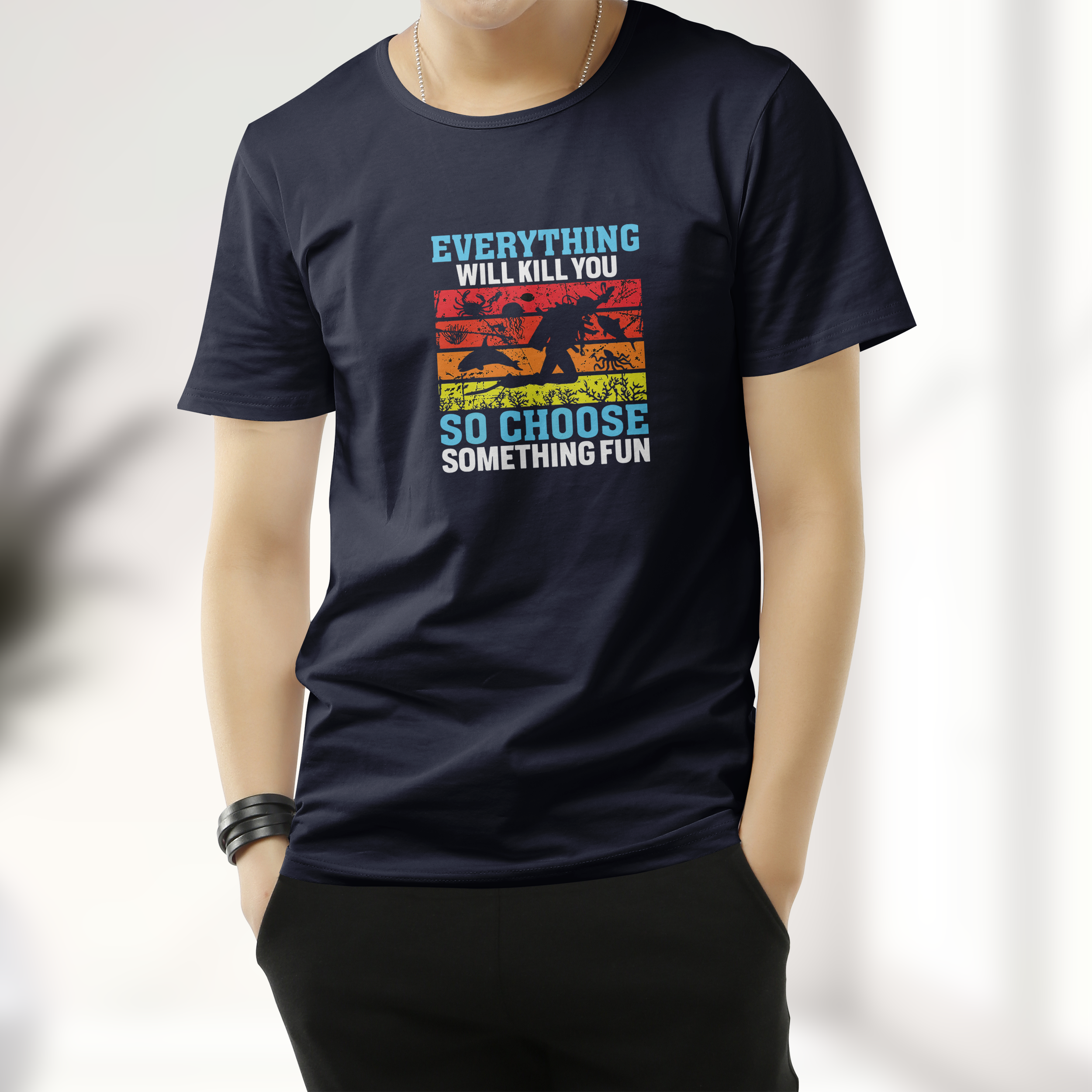 Unique Design Cotton T-Shirt 3-Piece Combo Pack - Image 3