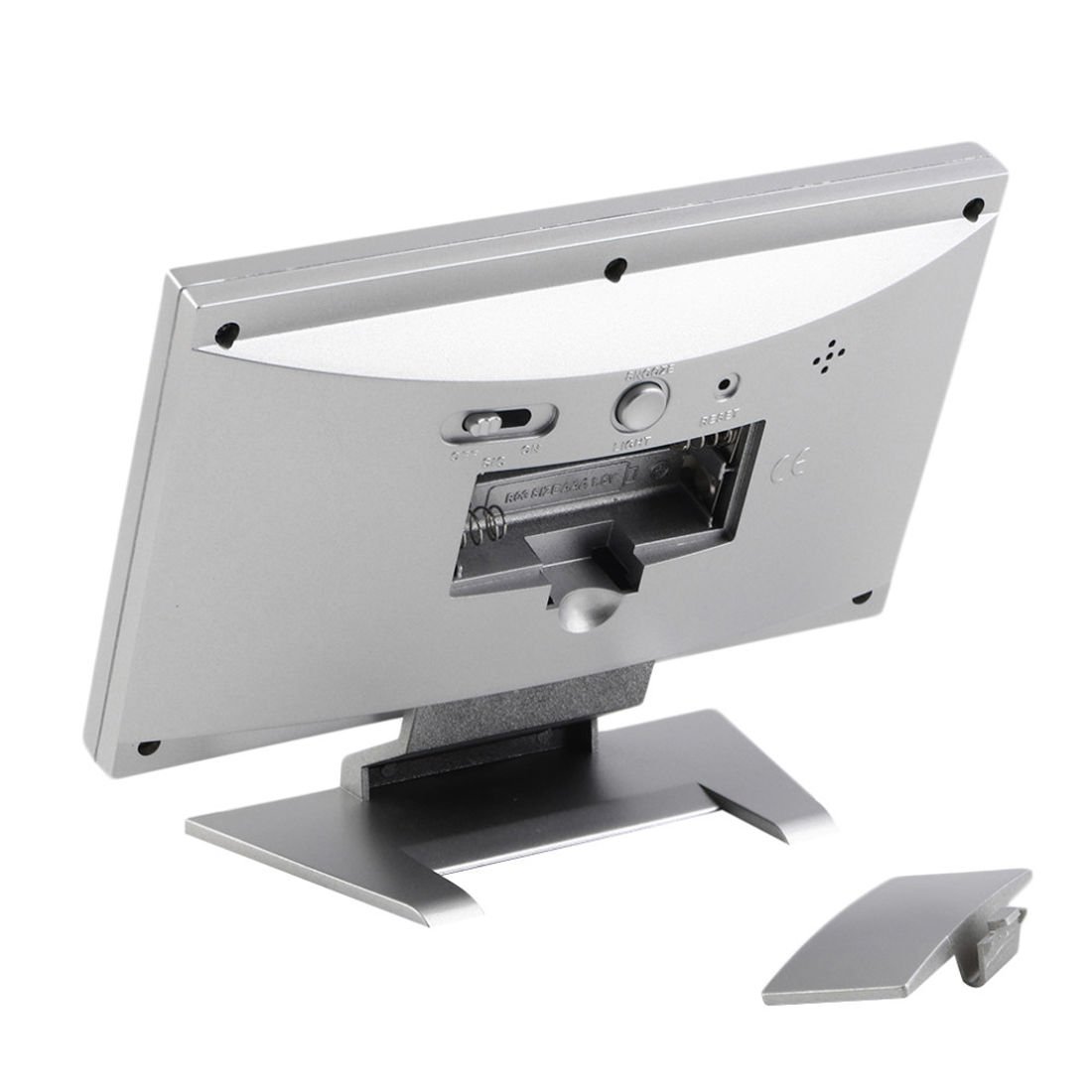 Digital LCD Clock with Calendar, Temperature Sensor, Alarm for Table and Study Desk - Image 6