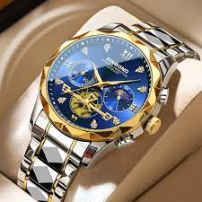 BINBOND B1236 Brand Fashion Tourbillon Dial Quartz Watches Men’s Luxury Stainless Steel + Free Chain cutter @ battery . - Image 8