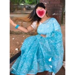 সেমি মসলিন শাড়ি