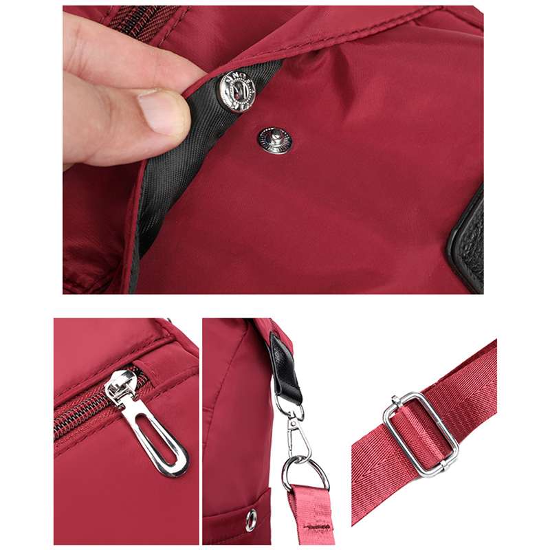 Women's Handbag Solid (Red ) - Image 5