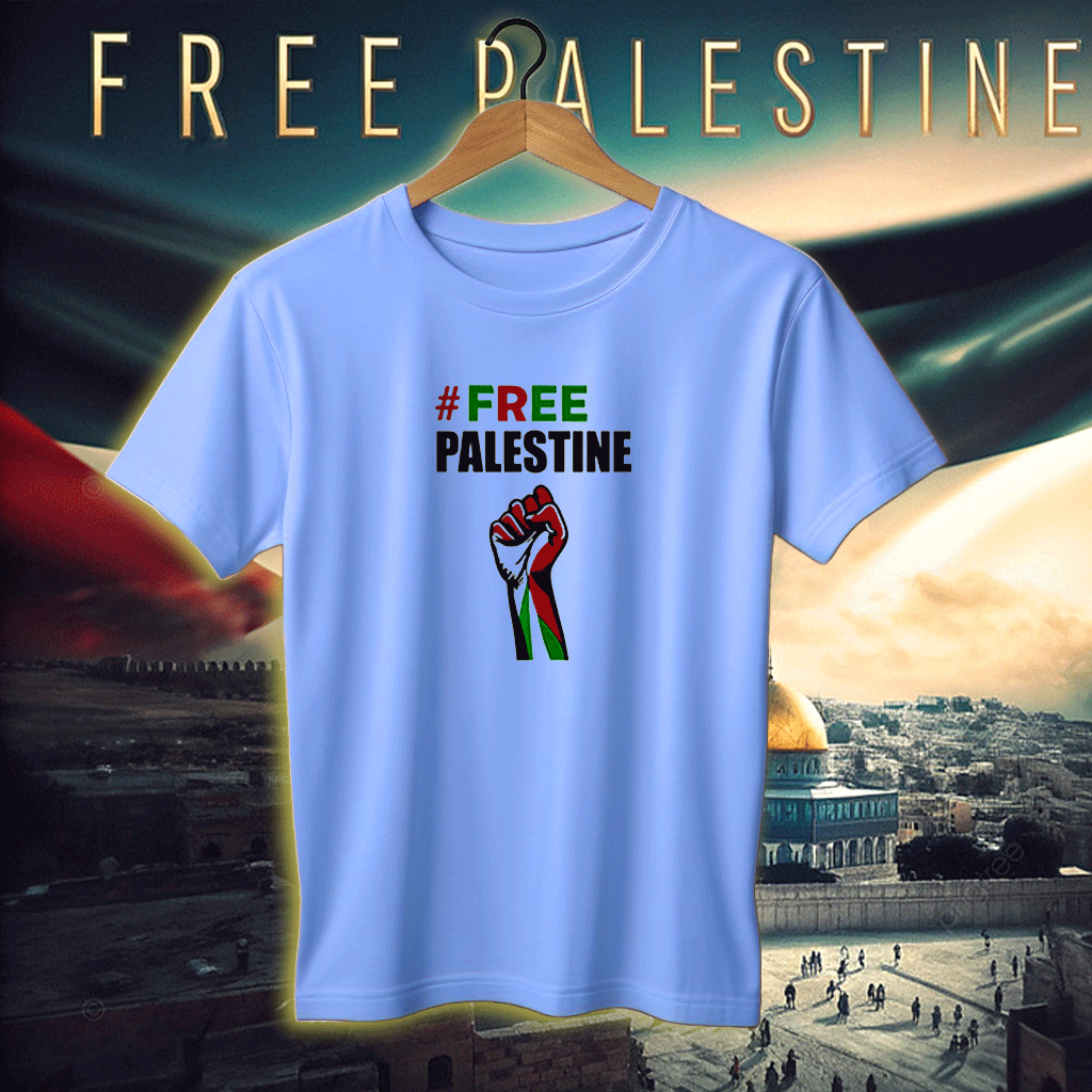 Jersey Fabrics Free Palestine T-shirt
