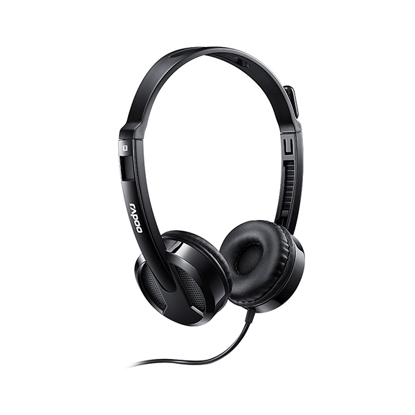 Rapoo H120 USB Stereo Headphone – Black - Image 3