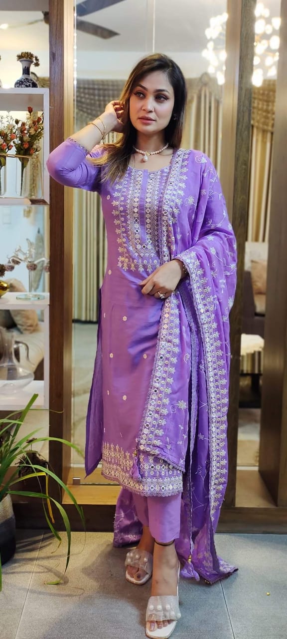 Premium cotton computer printed Boyel fabrics 3 Piece - Image 4