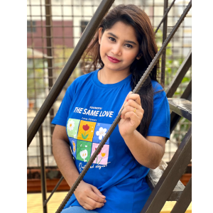 DTF Printed ladies T shirt | Half Sleeve Plain | Regular Fit Ladies T Shirt for Women & Girls |