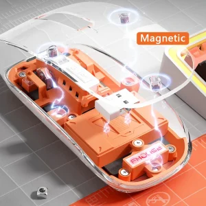 APTECH 89M Wireless Transparent Rechargeable Mouse