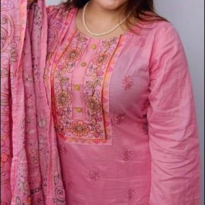 Premium cotton computer printed  Boyel fabrics  3 Piece