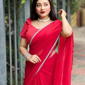 Main materials georgate stone saree
