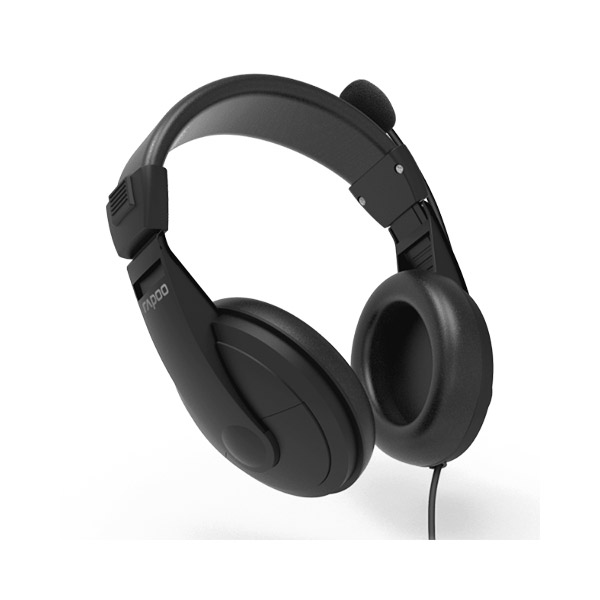 Rapoo H150S USB Stereo Headphone – Black - Image 3