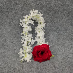 Artificial Hair Rose Flower For Woman ( Rose With Gajra flower)