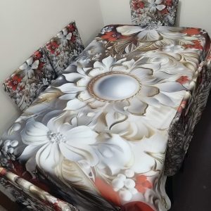 China Premium 3D Print Table Cloth Set