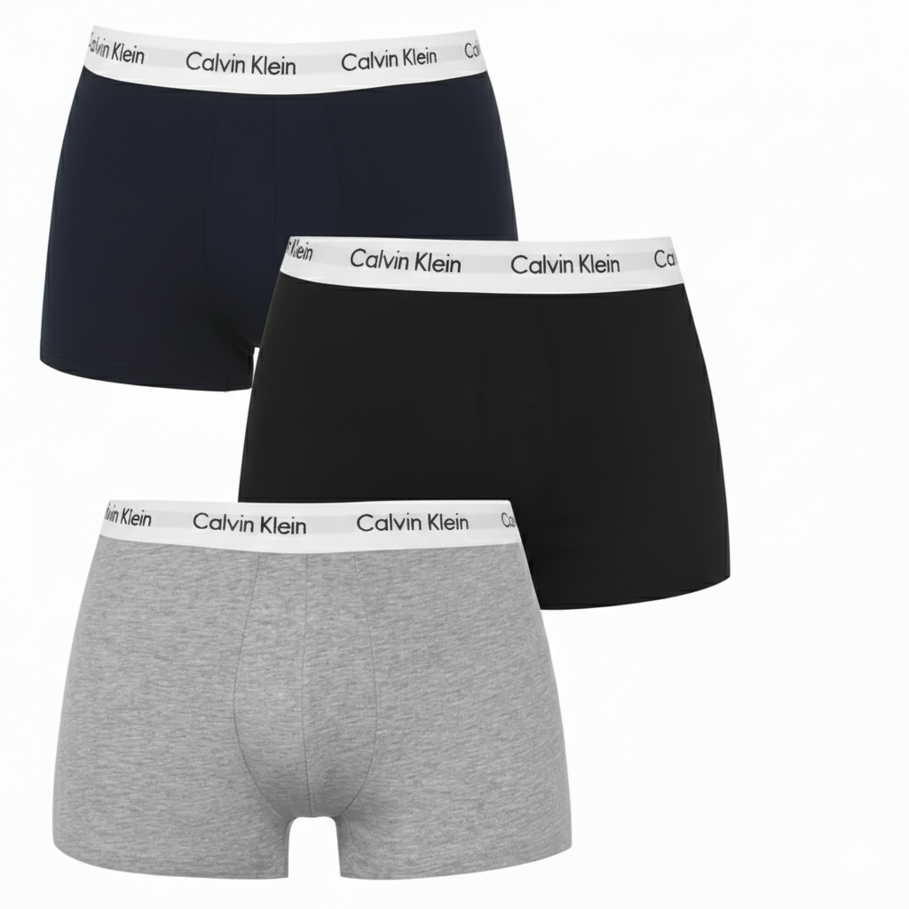 Calvin Klein 3-Pack Boxer Shorts Men's Trunks ( Multi Color)