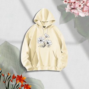 Premium Comfortable Stylish (joba-off white) Ladies winter hoodie