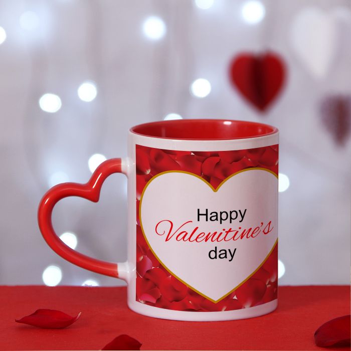 Heart Color Round Handle Coffee, Tea, Water Mug, Add Photo Text Logo Picture Image - Image 4