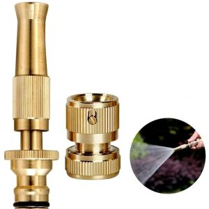 High Pressure Copper Spray Nozzle Hose Pipe Home Washing Car/Boat /Decks Tools