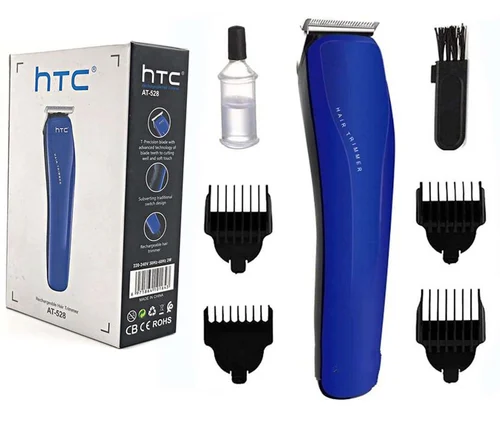 HTC AT-528 Beard Trimmer And Hair Clipper For Men - Blue - Image 3