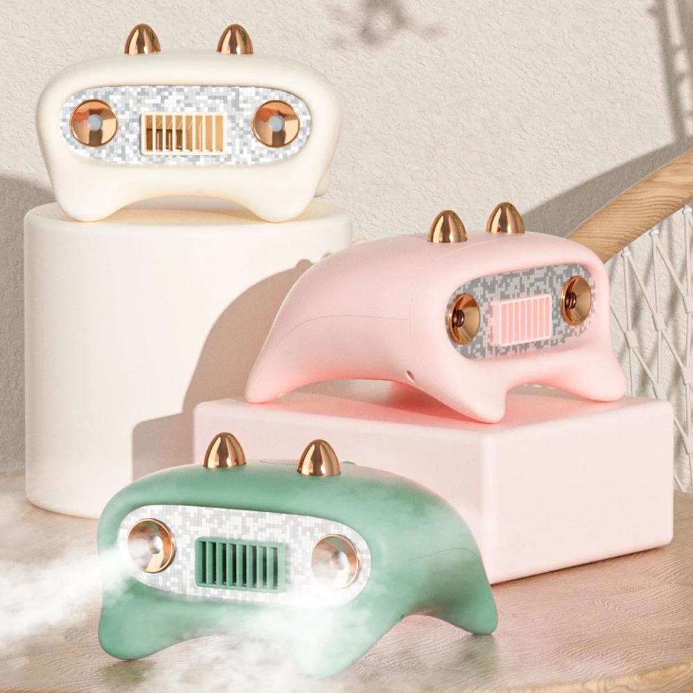 Portable Mini Fan Adjustable Office Desktop Fan Dual USB Spray - Image 3