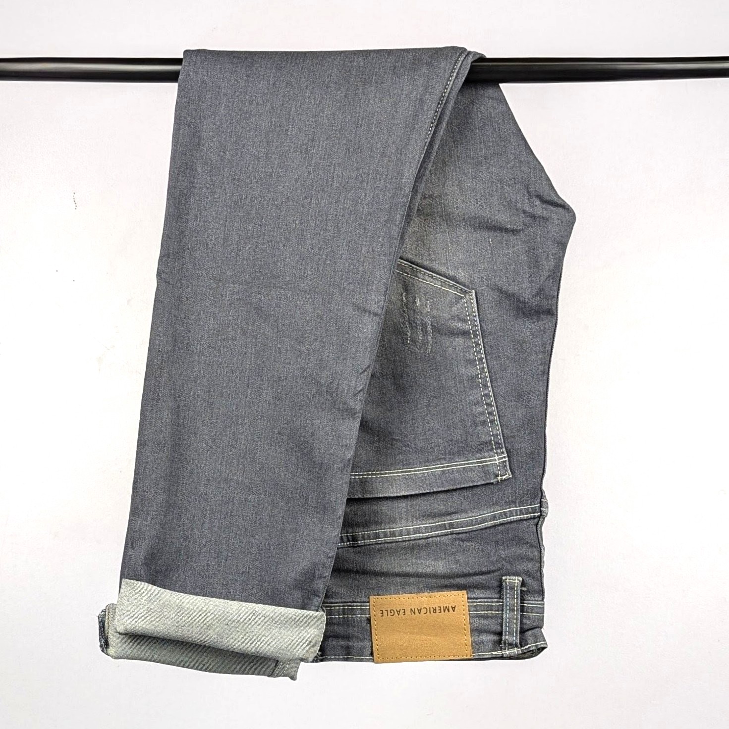 American Eagle ash-black wash Jeans For Man