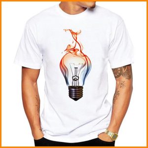 Stylish Half Sleeve Jersey Fabrics T-Shirt For Men