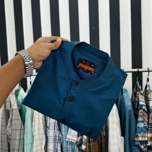 Traditional Full sleeves katua ( Petrol)